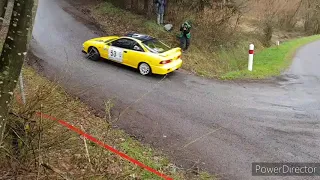 Rallye du baldomerien 2020 es1 (0 à 122) crash,max attack,show,cable