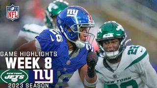 New York Jets vs. New York Giants | 2023 Week 8 Game Highlights