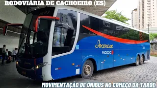 MOVIMENTO de ÔNIBUS na RODOVIÁRIA DE CACHOEIRO DE ITAPEMIRIM | COMIL RIO DOCE APARECEU