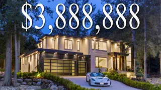 Inside a $3,888,888 Modern Contemporary Home in South Surrey | Luxury Mansions Vancouver