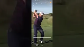 Bryson DeChambeau Ground Reaction Force Slow Motion 417 yard drive Ryder Cup