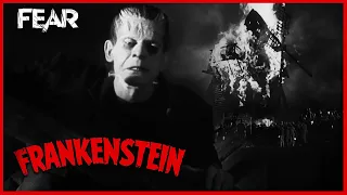 The Windmill Fire (Final Scene) | Frankenstein (1931)