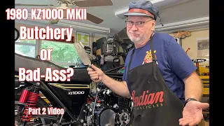 '80 KZ1000 MKII video 2 -- Competent repair or BONE-HEAD BUTCHERY?