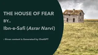 The House of Fear by Ibn-e-Safi GENRE FICTION PYQ DU SOL..