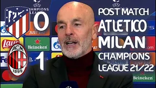 ATLETICO M. - MILAN 0-1, PIOLI: VINTA PARTITA DIFFICILE, MERITATO DI VINCERE. GRANDE MESSIAS