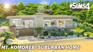 MT. Komorebi Suburban Home | No CC |  Snowy Escape | Artworks | Stop Motion | Sims 4 Video