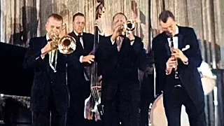 Henry 'Red' Allen & the Kid Ory's Orchestra, Salle Pleyel, Paris,  October 04th, 1959 (colorized)