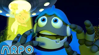 Aliens Abduction! | ARPO The Robot | Funny Kids Cartoons | Full Episode Compilation  @ARPOTheRobot ​