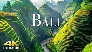 FLYING OVER BALI (4K UHD) Amazing Beautiful Nature Scenery with Relaxing Music | 4K VIDEO ULTRA HD