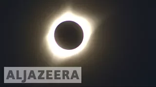 Solar eclipse: The moments the sun went out