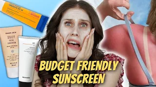 3 BEST BUDGET SUNSCREENS under $10!