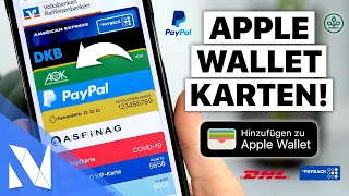 BESONDERE Karten (Paypal, DHL, Payback, AOK, ...) in Apple Wallet legen! (2022) | Nils-Hendrik Welk