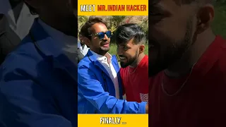 TECHNO GAMERZ MEETS MR. INDIAN HACKER 🤯 #short #shorts