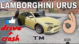 Lamborghini URUS drive test+crash test |BeamNG Drive