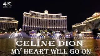 Bellagio Fountain Water Show | Celine Dion - My Heart Will Go On