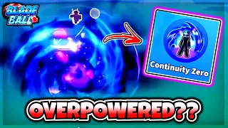 Is Zero Continuity OVERPOWERED?! | How to use Zero Continuity | Blade Ball Roblox