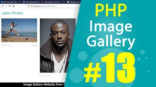PHP Image gallery website from HTML template Tutorial Part13 | MVC OOP | Quick programming