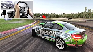 Tandem Practice with an eSports Drifter! | Assetto Corsa PC w/900° Steering Wheel