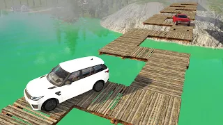 Cars vs Zig Zag Bridge - BeamNG Drive - 🔥 ULTIMATE Edition Compilation