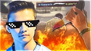 STEWIE2K KNIVES JDM! INSANE ECO 4K SAVE! INSANE PENTA WEBER ACE VS FNATIC! | CS GO PRO PLAYS EP44