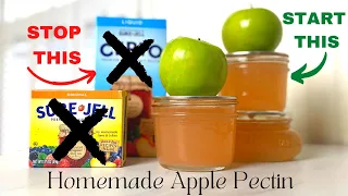 How to Make Your Own Pectin | How to Extract Pectin from Apples for Jam | Homemade Pectin Recipe