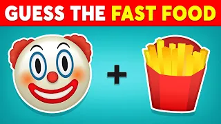 Guess The FAST FOOD Logo By Emoji 🍕🍔 Emoji Quiz | Quiz Kingdom