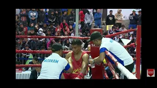 2nd North east Olympic game Boxing Final  Meghalaya vs Mizoram ..