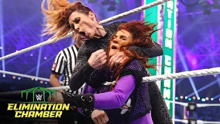 Becky Lynch kicks out of Lita’s Moonsault: WWE Elimination Chamber 2022 (WWE Network Exclusive)