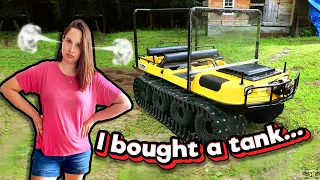 I bought a TANK...My Wife Hates me! (Argo 8x8 Tracks)