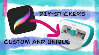Cricut Joy custom stickers DIY using Procreate