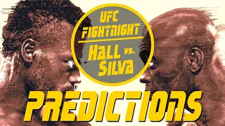 Predictions UFC Fight Night Hall vs Silva