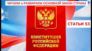 53 статья Конституции РФ комментирует Максим Нургалеев