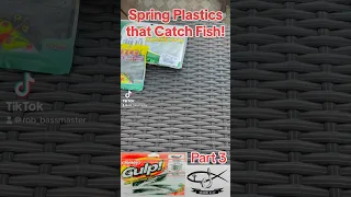 Spring Plastics that Catch Fish! #shorts #fishing #fyp #youtube #spring #spawn #bass #life #usa