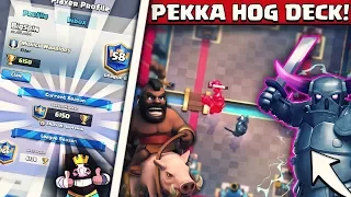 LETZTER TAG DER SAISON! | Mit Pekka + Hog gegen die besten Spieler der Welt! | Clash Royale Deutsch
