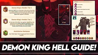 *UPDATED* Complete Guide HELL DIFFICULTY Demon King Battle! Best Teams & Strategy! (7DS Grand Cross)
