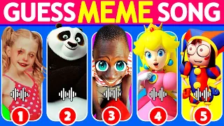 GUESS MEME & WHO'S SINGING 🎤🎵 🔥 | Lay Lay, King Ferran, Salish Matter, MrBeast, Skibidi Toilet, Elsa