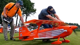 TALON RED EAGLE BIG RC SCALE MODEL AIRPLANE DEMO FLIGHT / Pitts Meeting Vechta Germany 2016