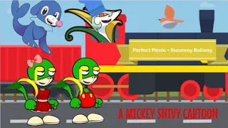 Perfect Picnic + Runaway Railway | A Mickey Snivy Cartoon | Pokemon Episode | Teavana | Vyond 2020