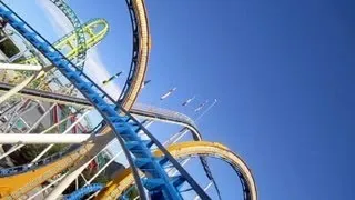 Colossus the Fire Dragon front seat on-ride HD POV Lagoon