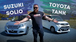 Toyota Tank и Suzuki Solio идеальные микровены! 1.0 турбо против 1.2