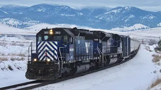 Winter on Montana Rail Link’s West End - 2021