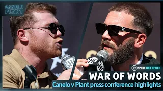 Canelo And Caleb Plant Trade Insults And Physical Blows | Opening Press Conference Highlights 🤬