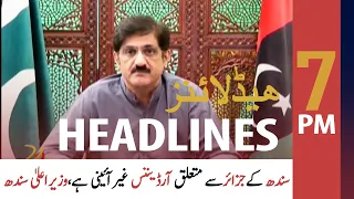 ARY News Headlines | 7 PM | 21 October 2020