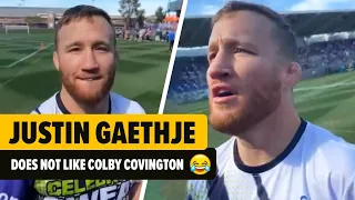 JUSTIN GAETHJE DOES NOT LIKE COLBY COVINGTON 🤣