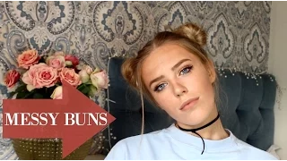 HOW TO DO MESSY BUNS │ LOUISE JORGE