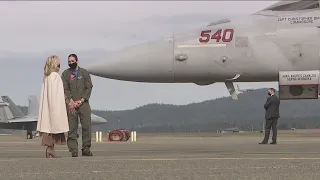 First Lady Jill Biden visits Naval Air Station Whidbey Island