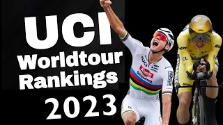 Top 10 UCI World Tour Rider Rankings 2023 » Tadej Pogačar, Mathieu van der Poel or Jonas Vingegaard?