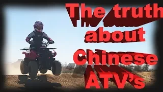 Chinese ATV review, how do they hold up to years of riding? 110cc ATV