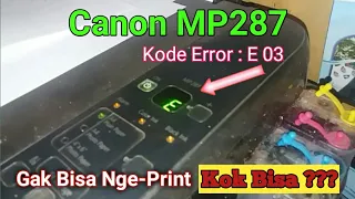 Printer Solution Canon Error 03 (E03)