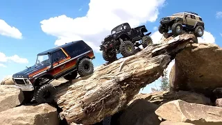 Three Guys play w/ Radio Controlled 4x4 Trucks - FORD, DODGE, TOYOTA  | RC ADVENTURES